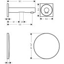 AXOR 45110950 Waschtischmischer Unterputz Axor Uno