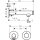 AXOR 45112950 Waschtischmischer Unterputz Axor Uno