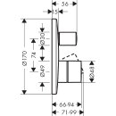 AXOR 45407800 Wannenmischer Unterputz Axor Uno
