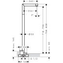 AXOR 45412250 Wanneneinlauf Axor Uno