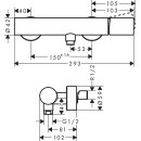 AXOR 45600140 Brausenmischer Aufputz Axor Uno
