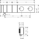 AXOR 46701300 Thermostatmodul Unterputz Select Axor
