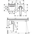 AXOR 47062300 Waschtischmischer Unterputz