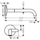 HANSGROHE 48112950 Waschtischmischer Unterputz Axor One