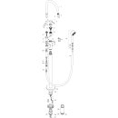 AXOR 48440800 Wannenmischer Axor One Fertigset