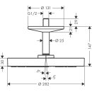 AXOR 48493950 Kopfbrause Axor One 280 1jet