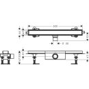 HANSGROHE 56175000 Komplettset RainDrain Compact