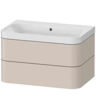 DURAVIT HP4347N8383 HappyD2+ cshaped wh 775x490x480mm,