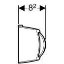 Geberit 240584KA1 Handdr&uuml;cker 2-Mengen-Sp. zu WC-Strg.