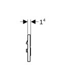 Geberit 24191616111 BOUTEILLE HyTouch ur Sigma50 blanc-alpin