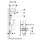 Geberit 11616162211 Robinet de lavabo Piave, sur pied