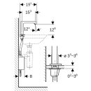 Geberit 116174211  Waschtischarmatur Brenta Standmontage
