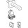 Geberit 11627222211 Robinet de lavabo Brenta montage mural