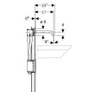 Geberit 116264211  Waschtischarmatur Piave, Wandmontage