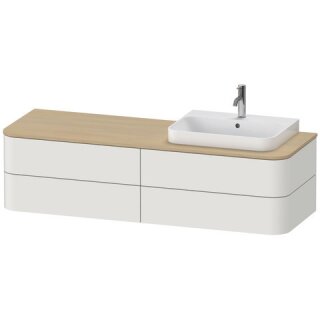 DURAVIT HP4973R39390010 WTU HappyD2+ wandh.,408x1600x550mm