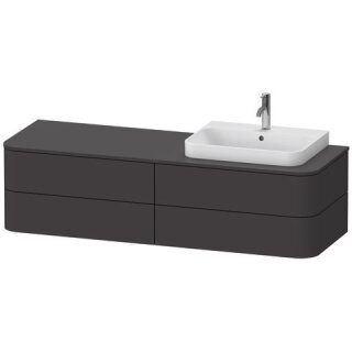 DURAVIT HP4973R80800010 WTU HappyD2+ wandh.,408x1600x550mm