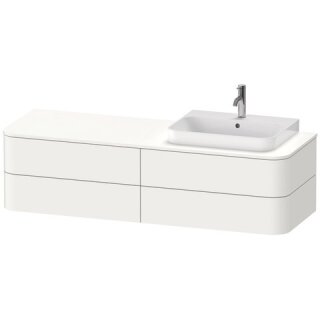 DURAVIT HP4973R8484 Happy D.2+ KWTU wh, 1600x550x408mm,