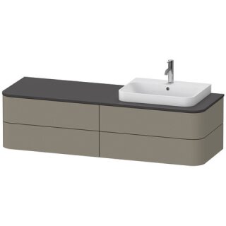 DURAVIT HP4973R92920010 WTU HappyD2+ wandh.,408x1600x550mm