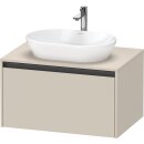 DURAVIT K24885083830000 Konsolen-WTU wandh&auml;ngend...