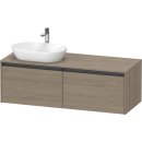 DURAVIT K24888L35350000 Konsolen-WTU wandh&auml;ngend...