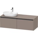 DURAVIT K24888L43430000 Konsolen-WTU wandh&auml;ngend...