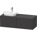 DURAVIT K24888L80800000 Konsolen-WTU wandh&auml;ngend...