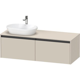 DURAVIT K24888L83830000 Konsolen-WTU wandhängend Ketho2 550x1