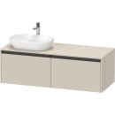 DURAVIT K24888L83830000 Konsolen-WTU wandh&auml;ngend...