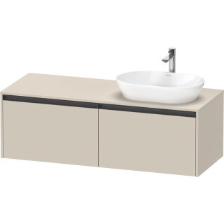 DURAVIT K24888R83830000 Konsolen-WTU wandhängend Ketho.2 550x