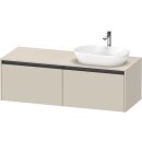 DURAVIT K24888R83830000 Konsolen-WTU wandh&auml;ngend...