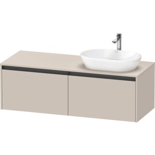 DURAVIT K24888R91910000 Konsolen-WTU wandhängend Ketho.2 550x