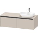 DURAVIT K24888R91910000 Konsolen-WTU wandh&auml;ngend...