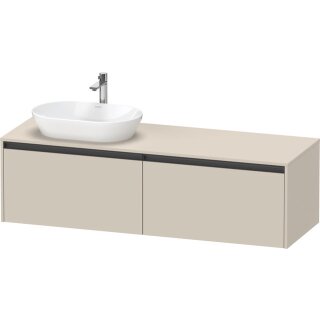 DURAVIT K24889L83830000 Konsolen-WTU wandhängend Ketho2 550x1