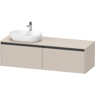 DURAVIT K24889L91910000 Konsolen-WTU wandhängend Ketho2 550x1