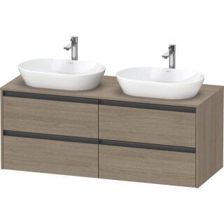 DURAVIT K24898B35350000 Konsolen-WTU wandhängend Ketho2 550x1