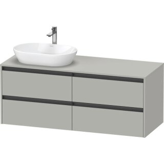 DURAVIT K24898L07070000 Konsolen-WTU wandhängend Ketho2 550x1