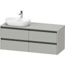 DURAVIT K24898L07070000 Konsolen-WTU wandh&auml;ngend...