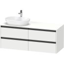 DURAVIT K24898L18180000 Konsolen-WTU wandh&auml;ngend...