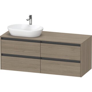 DURAVIT K24898L35350000 Konsolen-WTU wandhängend Ketho2 550x1