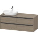 DURAVIT K24898L35350000 Konsolen-WTU wandh&auml;ngend...