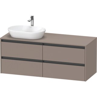 DURAVIT K24898L43430000 Konsolen-WTU wandhängend Ketho2 550x1