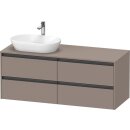 DURAVIT K24898L43430000 Konsolen-WTU wandh&auml;ngend...