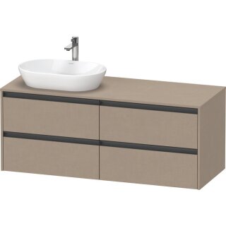 DURAVIT K24898L75750000 Konsolen-WTU wandhängend Ketho2 550x1