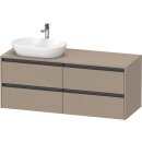 DURAVIT K24898L75750000 Konsolen-WTU wandh&auml;ngend...