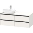 DURAVIT K24898L84840000 Konsolen-WTU wandh&auml;ngend...