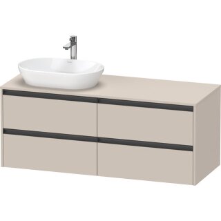 DURAVIT K24898L91910000 Konsolen-WTU wandhängend Ketho2 550x1