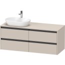 DURAVIT K24898L91910000 Konsolen-WTU wandh&auml;ngend...