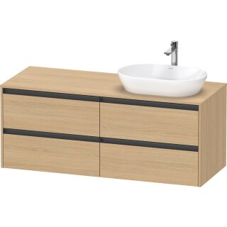 DURAVIT K24898R30300000 Konsolen-WTU wandhängend Ketho.2 550x