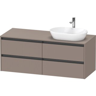 DURAVIT K24898R43430000 Konsolen-WTU wandhängend Ketho.2 550x