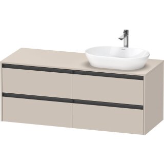 DURAVIT K24898R91910000 Konsolen-WTU wandhängend Ketho.2 550x